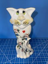 Ceramic cat vase for sale  Eugene