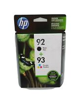 Cartucho de tinta tricolor HP original 92 negro + 93 C9513FN caducado segunda mano  Embacar hacia Argentina