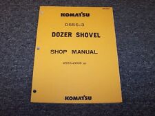 Komatsu D55S-3 Track Loader Crawler Dozer Shovel Shop Service Repair Manual Book for sale  Shipping to South Africa