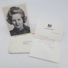 margaret thatcher signed for sale  SOUTHEND-ON-SEA