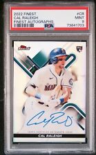 CAL RALEIGH 2022 Topps Finest Refractor RC Rookie On Card Auto PSA 9 for sale  Shipping to South Africa