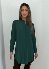 Blusa nova em folha monção longa verde crepe tamanho 10-18 comprar usado  Enviando para Brazil