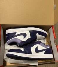 Size 9 Nike Air Jordan 1 Low Purple for sale  Shipping to South Africa