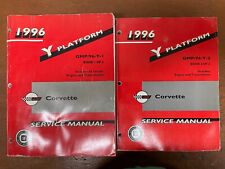 Juego de 2 manuales de servicio y reparación de taller Corvette 1996 de fábrica OEM segunda mano  Embacar hacia Mexico