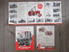 Catalogue cormick tracteur d'occasion  Avesnes-le-Comte