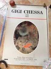 Gigi chessa poster usato  Italia
