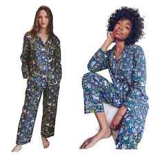 Conjunto de pijama estampado fresco jardim unicórnio algodão orgânico botão floral P comprar usado  Enviando para Brazil