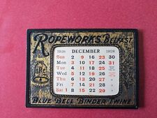 Calendar 1928. bluebell for sale  HENLEY-ON-THAMES