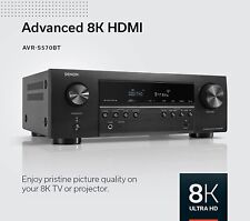 Usado, Receptor de Home Theater Denon AVR-S570BT 5.2 Canais 8K com Bluetooth e Dolby comprar usado  Enviando para Brazil