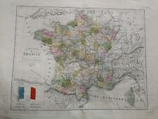 Carta geografica 1842 usato  Grumello Del Monte