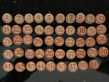 Balcão redondo de madeira números de loteria Lucky Dip 1-49 comprar usado  Enviando para Brazil