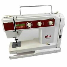 Máquina de coser electrónica vintage Elna Carina tipo 45 SU hecha en Suiza, usado segunda mano  Embacar hacia Argentina