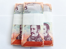 3x Bundle Venezuela 5 Bolivares World Money Currency 300x Banknotes Lot, used for sale  Billings
