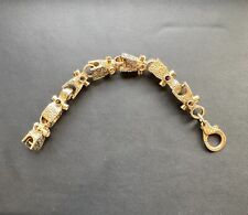 mens gold bracelet for sale  GILLINGHAM