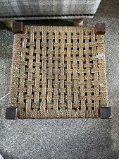 Vintage wicker square for sale  Shipping to Ireland