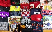 Lote de 25 camisetas gráficas de varios tamaños revendedores al por mayor deportes modernos de colección, usado segunda mano  Embacar hacia Argentina