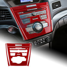 Adesivo capa console controle central vermelho fibra de carbono para Acura ILX 2013-2022 comprar usado  Enviando para Brazil