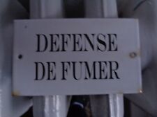 Plaque emaillee defense d'occasion  Auchel