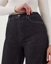 Novo sem etiquetas Último $168 SPANX WIDE LEG Jeans Pull-On-20521R-Preto Carvão-Médio comprar usado  Enviando para Brazil