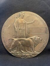 Ww1 death plaque for sale  CAMBORNE