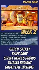 Topps Star Wars Card Trader GILDED GALAXY Week 2 All Epic Gilded Rare UC 18 Card, usado comprar usado  Enviando para Brazil