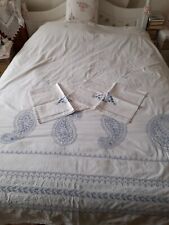 Embroiderd duvet cover for sale  ABERTILLERY