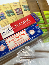 Más de 140 palitos de incienso surtidos Nag Champa sándalo jazmín cedro + enorme lote mixto segunda mano  Embacar hacia Argentina