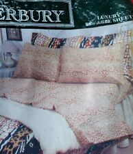 Canterbury Percale 4 Piece 0range Animal Print Sheet Set Queen Size for sale  Shipping to South Africa