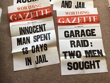 Worthing gazette vintage for sale  BEXHILL-ON-SEA