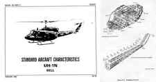 Used, Bell UH-1 Huey Iroquois Helicopter manuals Vietnam RARE period detail 1960s >  for sale  UK