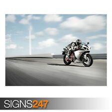 YAMAHA R1 ON TRACK (AC362) BIKE POSTER - Photo Picture Poster Print Art A0 to A4 for sale  WESTCLIFF-ON-SEA