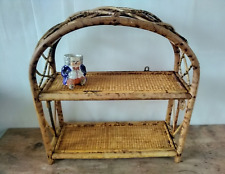 Retro Bamboo / Storage Shelf Bookcase, used for sale  Shipping to South Africa