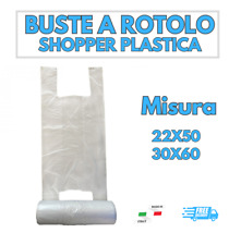 Rotoli Shopper HD Sacchetti A Rotolo 22x50 30X60 Ortofrutta Bianca Plastica na sprzedaż  Wysyłka do Poland