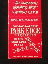 Park Edge Liquors de la década de 1960 Park Edge Plaza Eggert Rd. & Sheridan Dr. Tonawanda NY, usado segunda mano  Embacar hacia Argentina