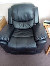 Brown leather recliner for sale  RETFORD