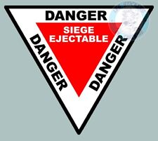 Sticker panneau danger d'occasion  Châtillon