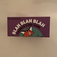 Mrs Wordsmith Blah Blah Blah Phonics Card Game Early Years Reading Aid VGC for sale  Shipping to South Africa