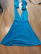 Infinity Convertable Many Variations ~Teal Blue~ Midi~polyester Size L Dress , used for sale  Shipping to South Africa