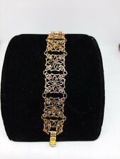 JBK Jacqueline Kennedy Gold Tone Multi-Colored Crystal Bracelet Jewelry free shp for sale  Cairo
