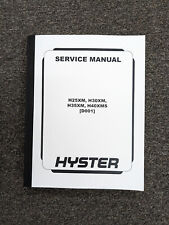 Manual de serviço de reparo de empilhadeira a gás Hyster D001 H25XM H30XM H35XM H40XMS, usado comprar usado  Enviando para Brazil