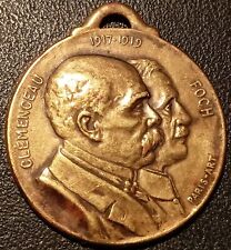 Médaille clémenceau foch d'occasion  Gallardon