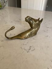 Vintage brass horse for sale  HORSHAM
