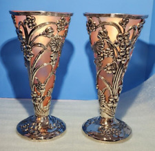 beautiful silver rose vase for sale  Peoria