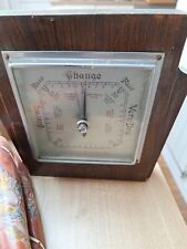 Vintage wooden barometer for sale  LOUGHBOROUGH