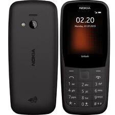 Desbloqueado LTE 4G Original Nokia 220 Feature Phone Dual SIM Bluetooth Preto 2.4" comprar usado  Enviando para Brazil