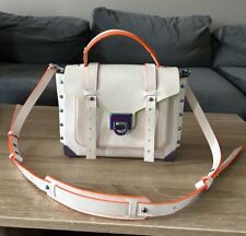 Bolsa de mão Michael Kors Manhattan School satchel couro tiracolo óptica branca comprar usado  Enviando para Brazil