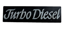 Turbo diesel emblem d'occasion  Expédié en Belgium