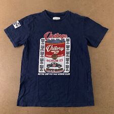 Scrum 03 Boys Size 14 Vintage Wash Navy Victory Motor Oil Graphic T-Shirt New, used for sale  Shipping to South Africa