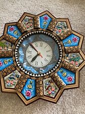 Khatam handmade clock for sale  MANCHESTER