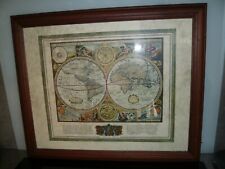 Ancienne carte mappemonde d'occasion  Viry